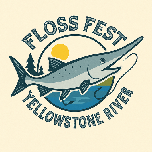 HOODIE - FLOSS FEST PADDLE FISH MONTANA